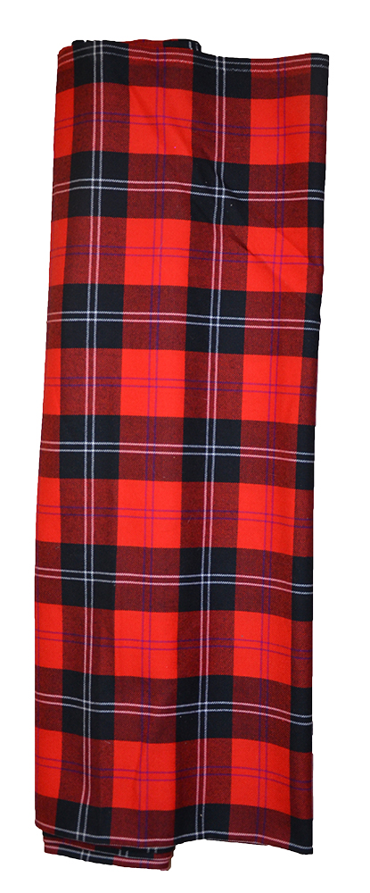 Red Ramsay tartan cloth